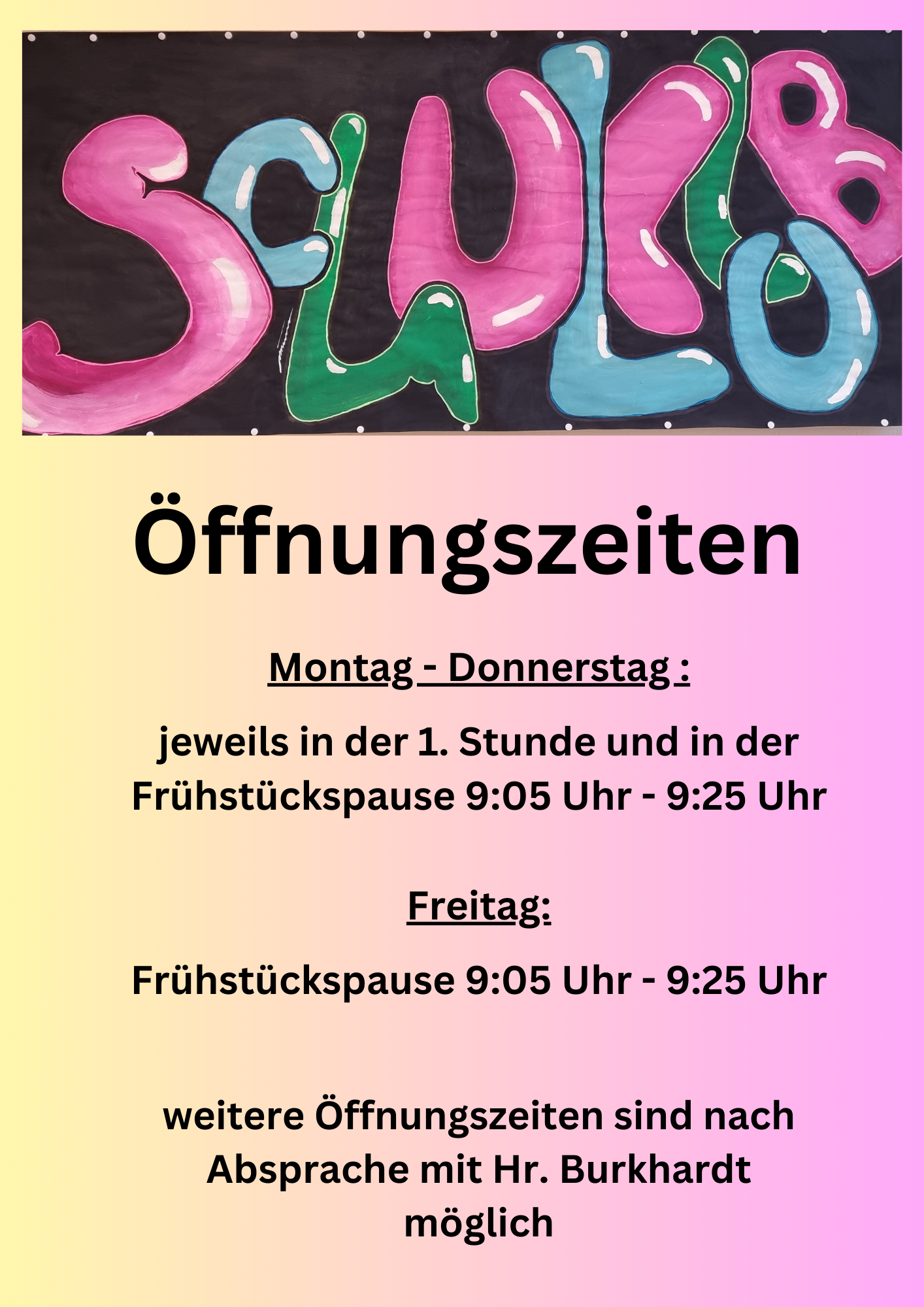 Öffnungszeiten 2
